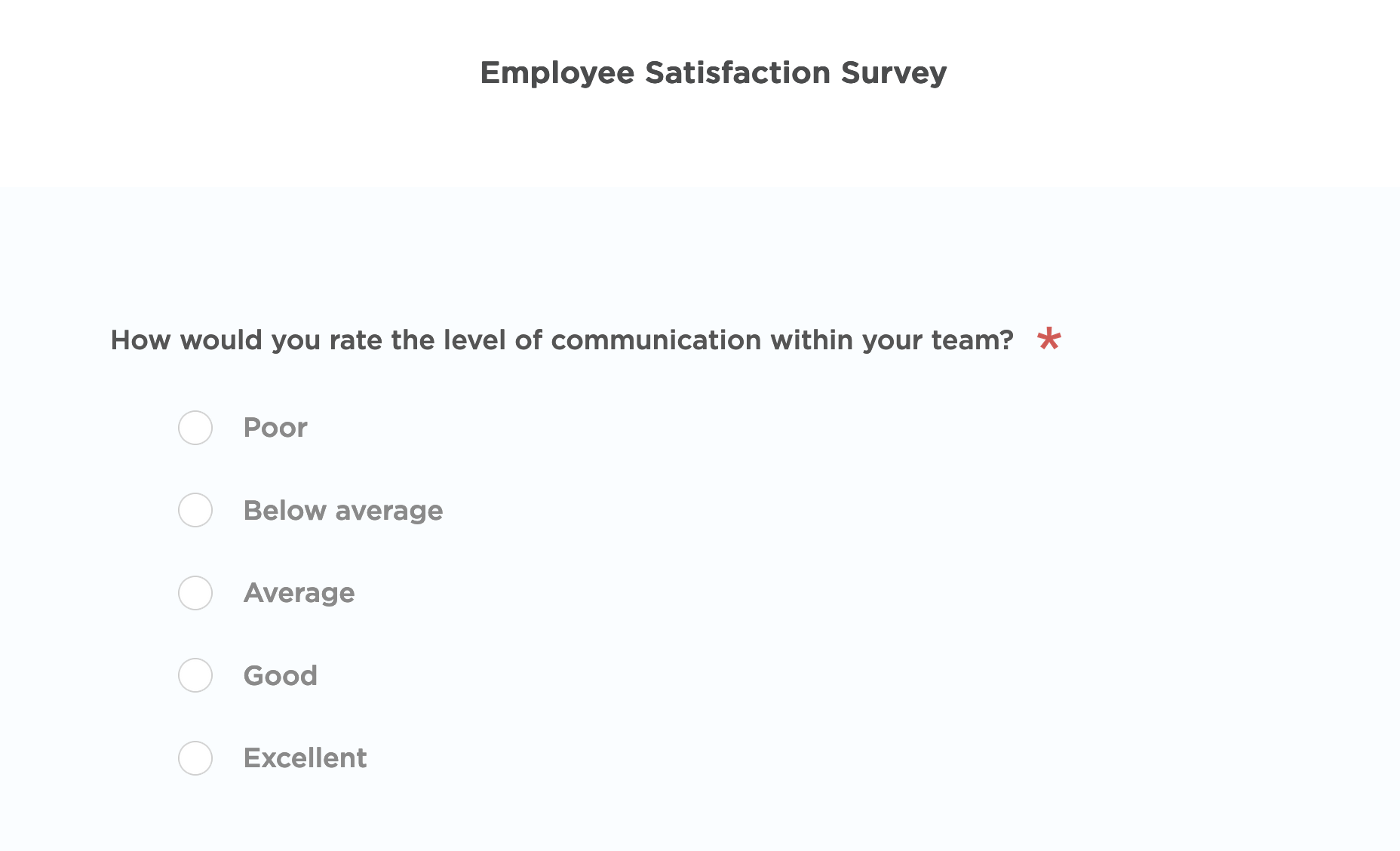 Employee Survey Template